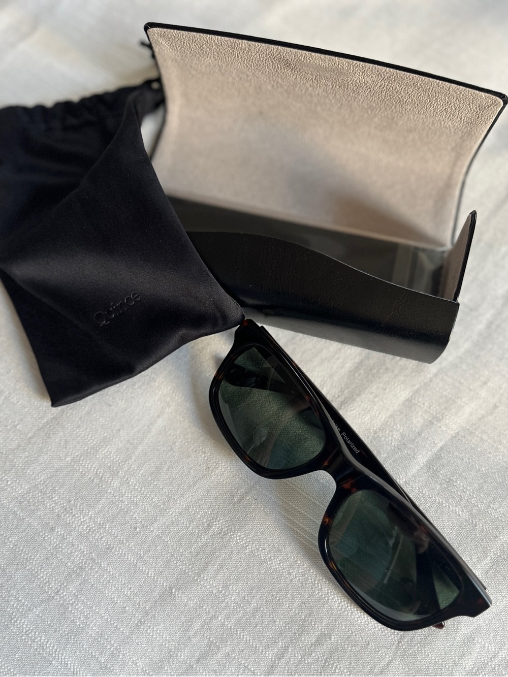 QUINCE River Polarized Acetate Tortoise Sunglasses NWT